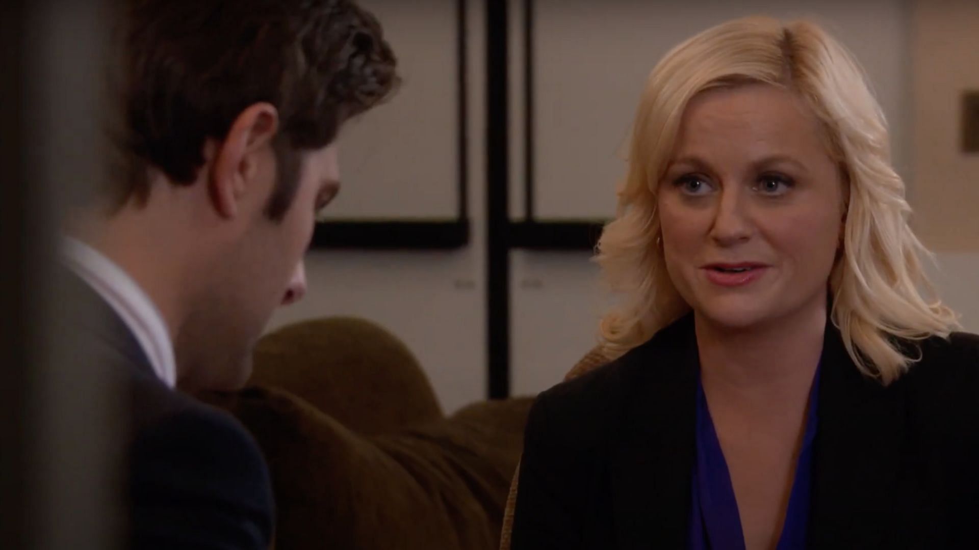 Leslie and Ben move up the career ladder (Image via YouTube/Parks and Recreation)